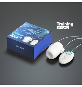 GALAKU - Training In Glans Exerciser Vibrator Delayed Ejaculation Masturbator (Chargeable - Whorl)